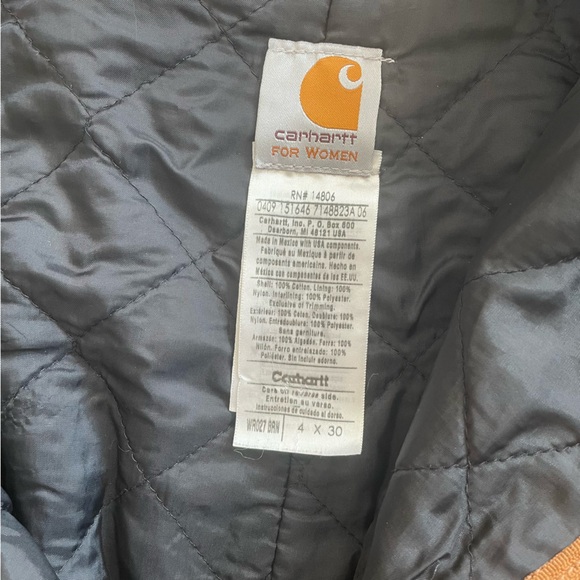 “Vintage” Womens Carhartt insulated bibs - Picture 4 of 6